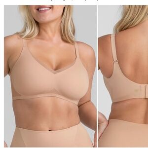 Honeylove Crossover Bra, Color Sand, Sz L, EUC